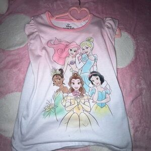 Disney Pink Princess Graphic One-Piece Footie